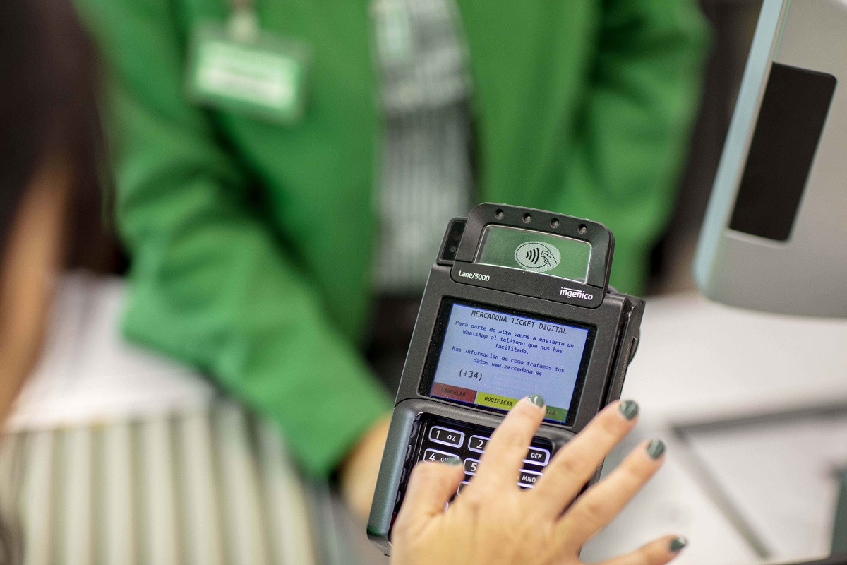 Proceso del registro para recibir el ticket digital de Mercadona