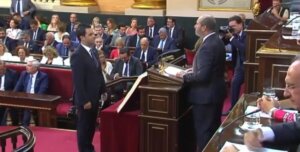 Sagredo jura cargo como senador