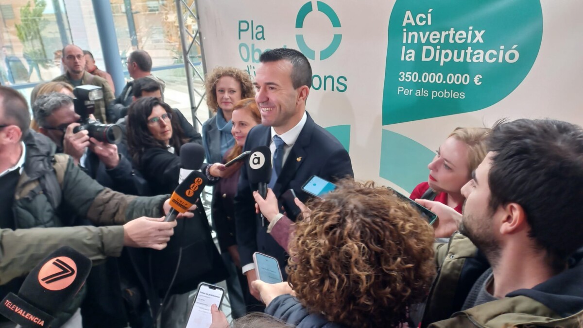 presentación pla obert d'inversions diputació de valencia