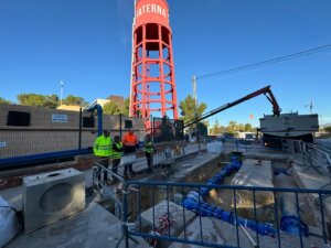 Actuación de mejora para abastecimiento de agua en el Parque Empresarial Táctica de Paterna