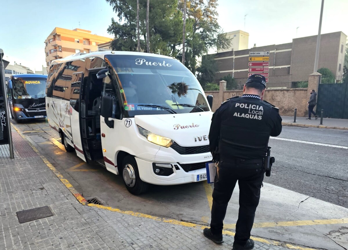 campaña control y seguridad transporte escolar Policía Local Alaquàs