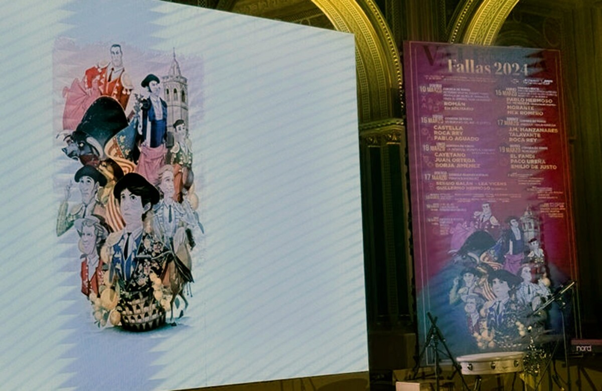 Presentación de los carteles de la Feria de Fallas 2024