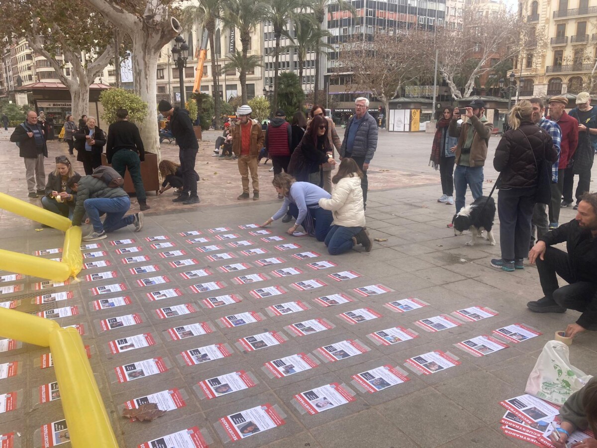 Concentración para la liberación de los secuestrados por Hamás en Gaza