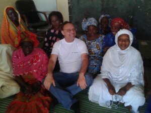 Jesús Antonio Fernández Olmedo en uno de sus viajes