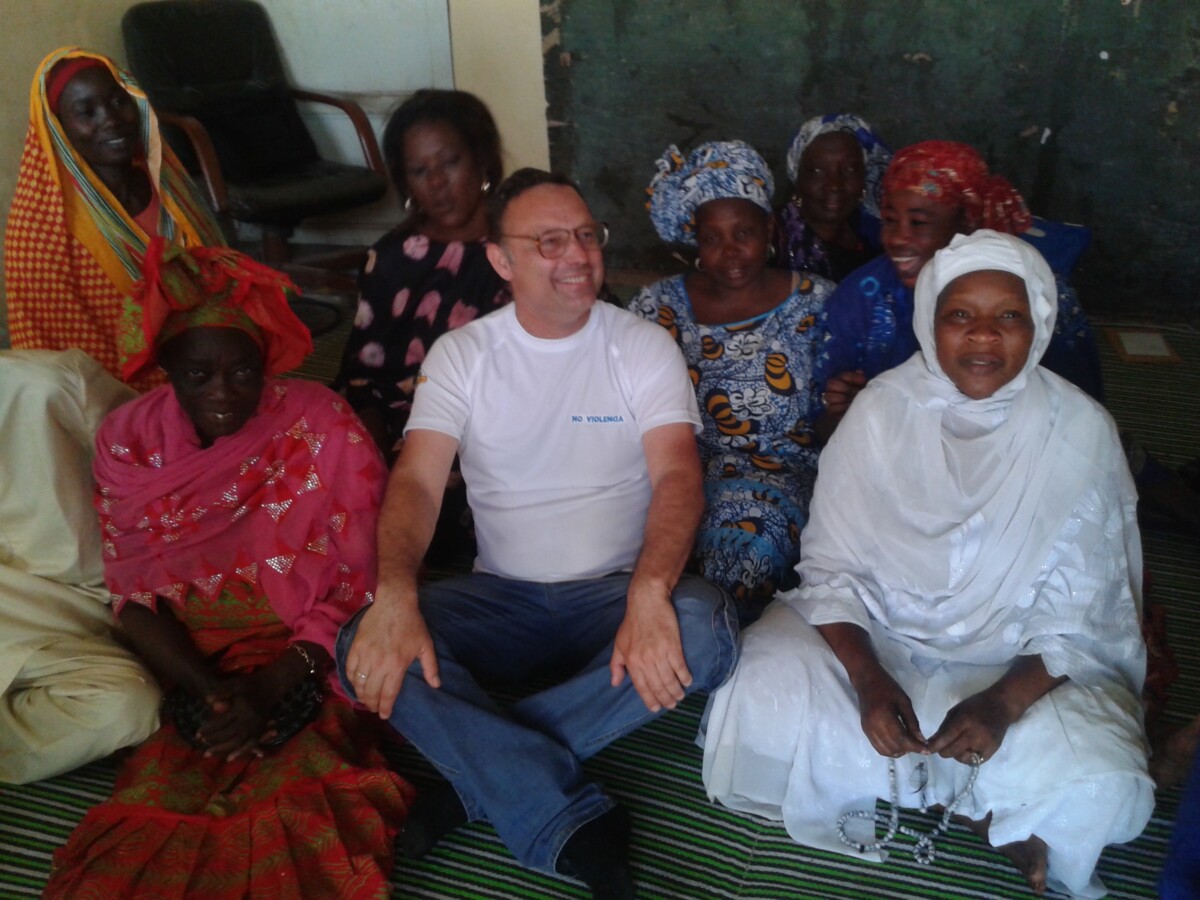 Jesús Antonio Fernández Olmedo en uno de sus viajes