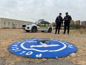 Dron de la Policía Local de Paterna