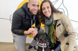 Garrofa con su nueva familia Refugio Animales Paterna