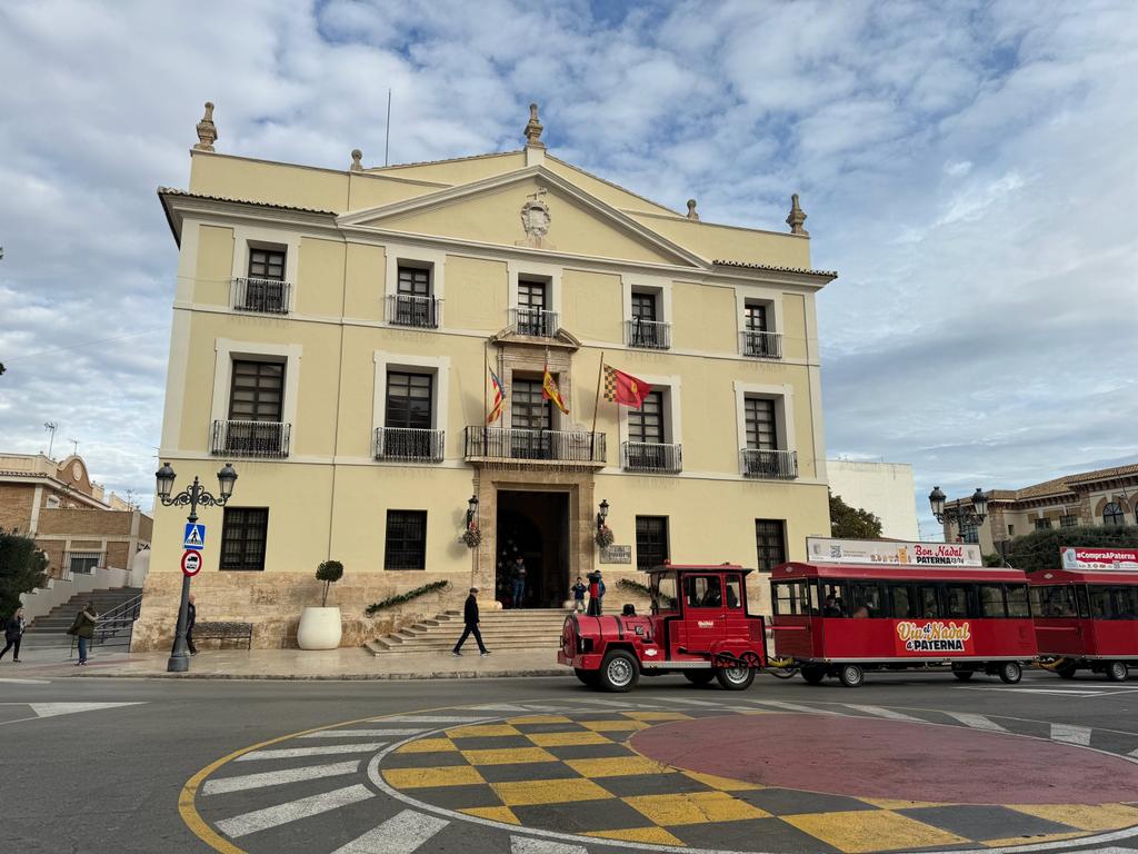Imagen de El Tren de la Navidad en Paterna durante esta campaña de Navidad