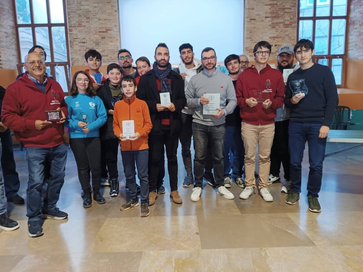 Podio del Open Internacional de Navidad