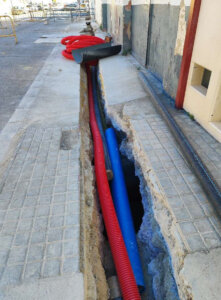 polígono industrial red agua potable Alboraya