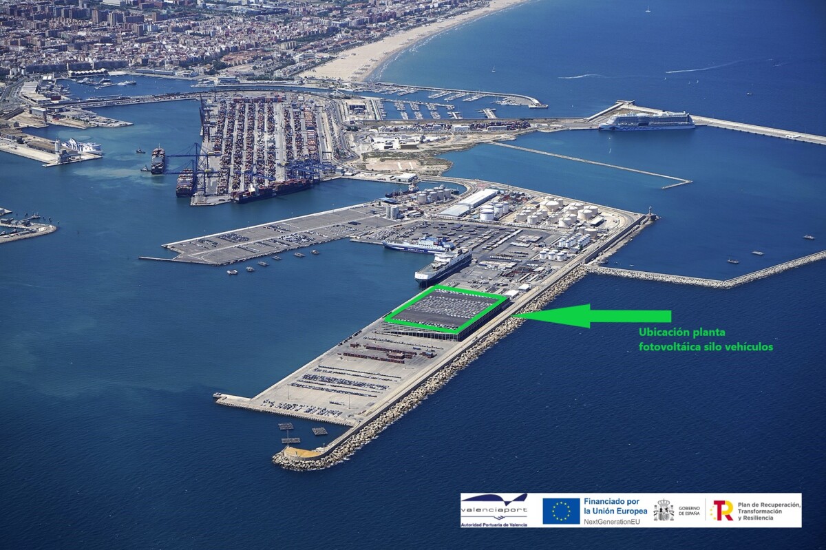 Ubicación de la tercera planta solar en el Puerto de Valencia