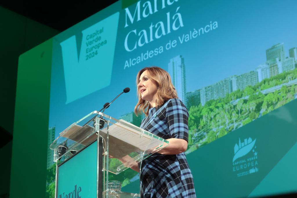 María José Catalá interviene en la gala oficial de inauguración de Valencia Capital Verde Europea
