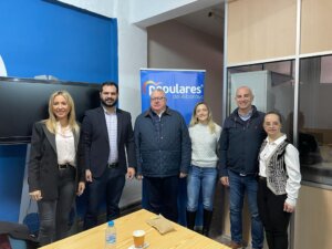 Visita Veronica Marcos y Mar Galcerán al PP Alboraya
