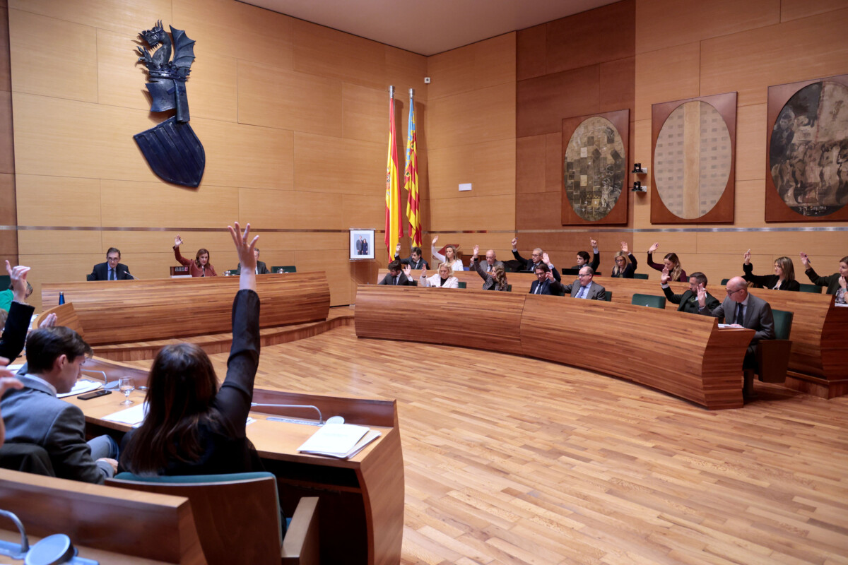 Pleno municipal de Valencia del mes de febrero
