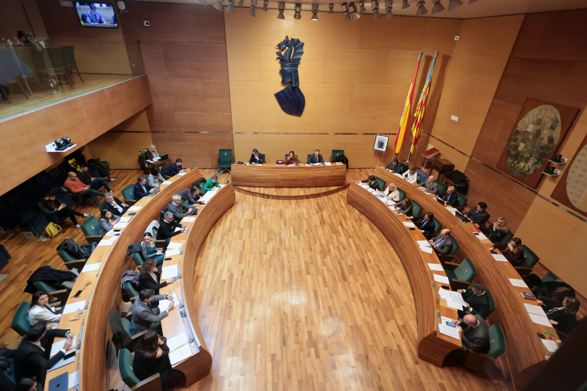 Pleno municipal de Valencia del mes de febrero
