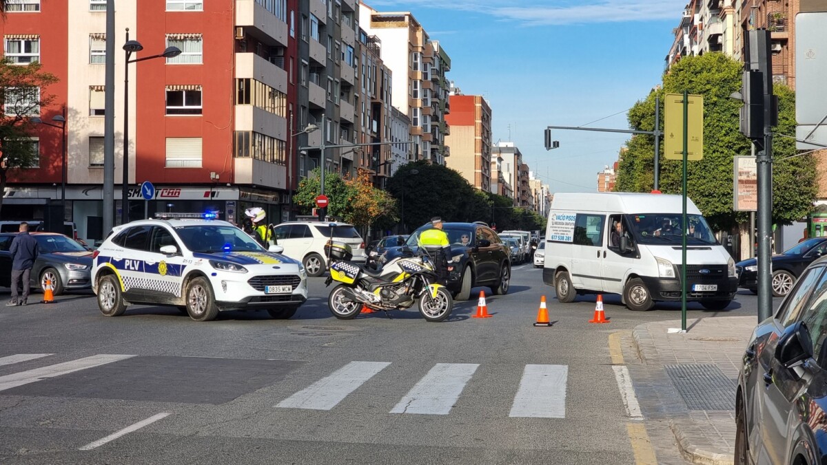 Avenida del Puerto cortada