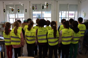 chalecos reflectantes caminos escolares Burjassot