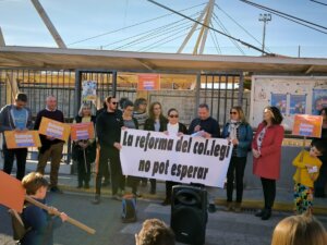 concentracion colegio El Castell de Albalat dels Sorells