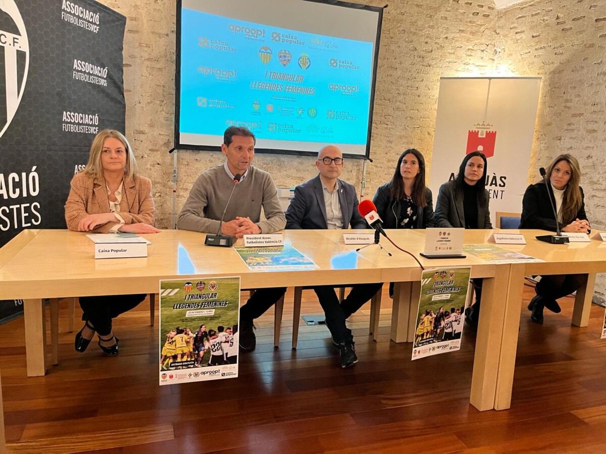 I Partido Triangular Femenino Leyendas Valencia Fútbol