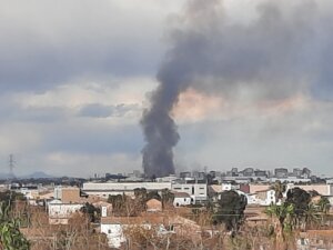 incendio en El Puig