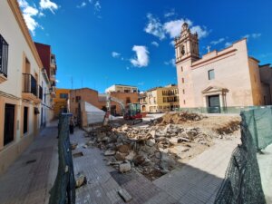 Obras Cisterna y Plaza Iglesia Quart de Poblet