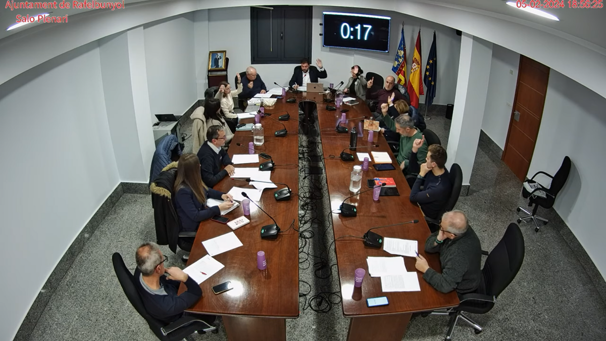 pleno municipal Rafelbunyol