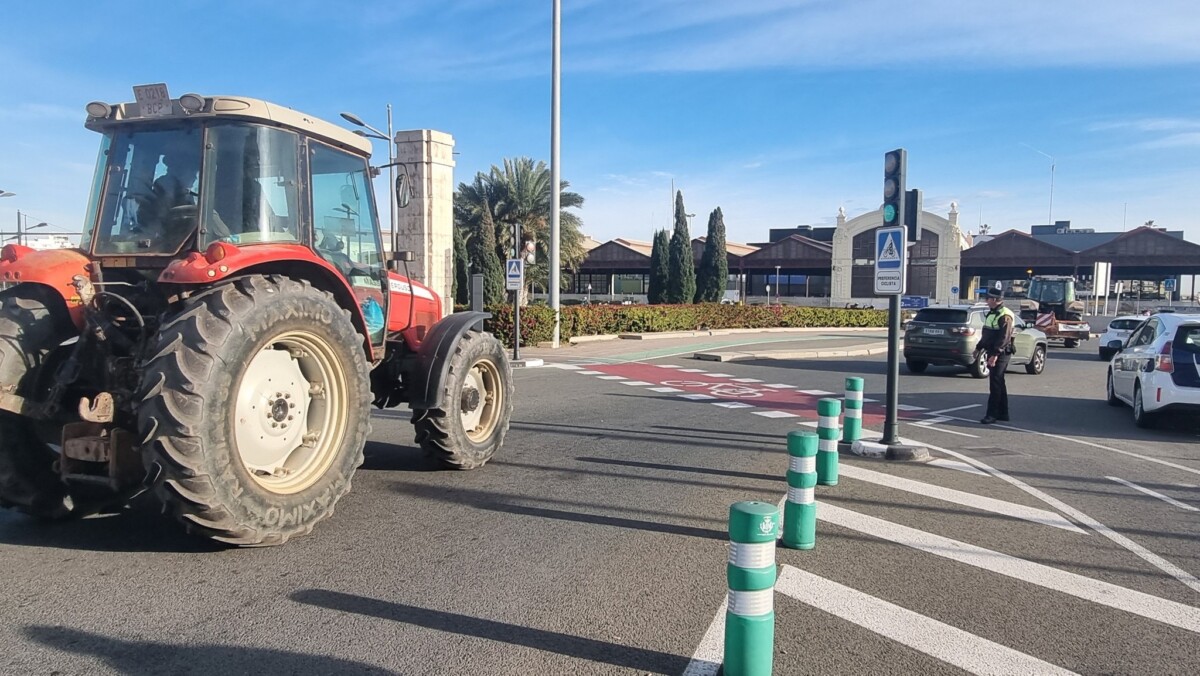 Entrada de tractores a Valencia