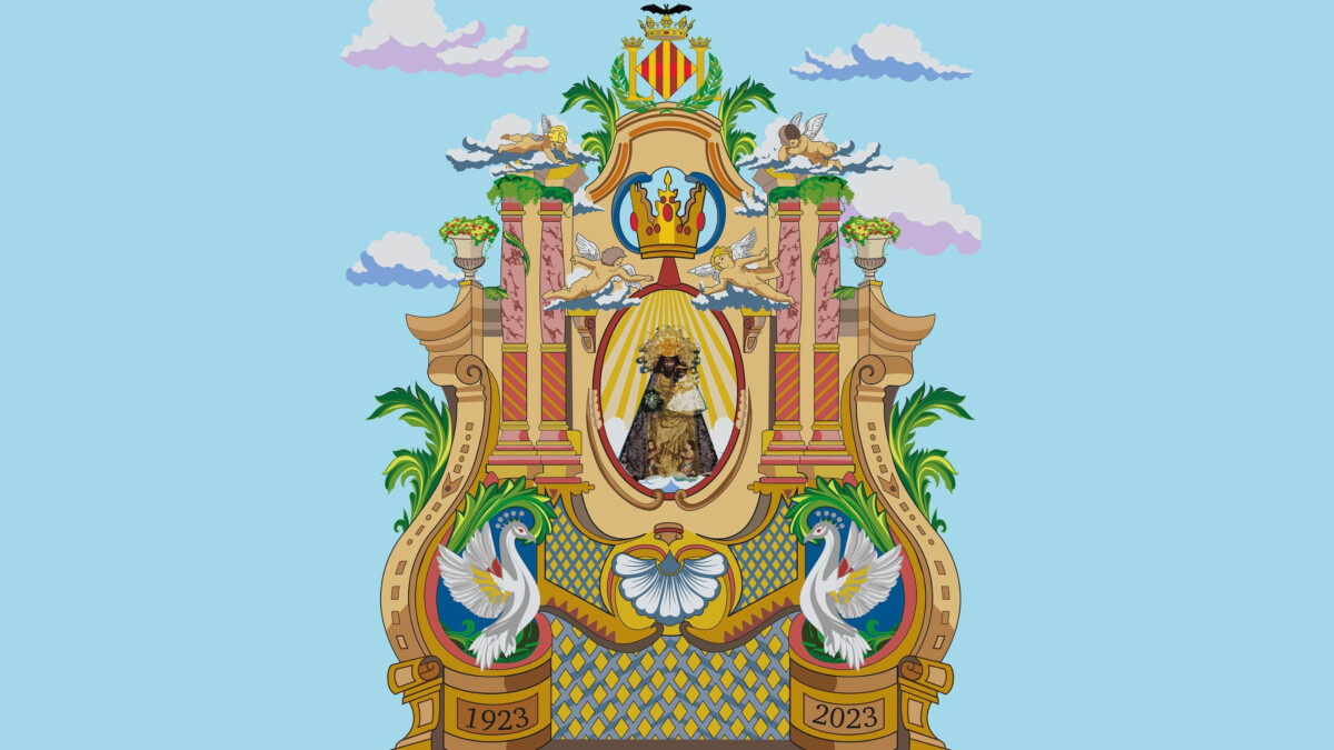 Esbós tapís Mare de Déu 2023