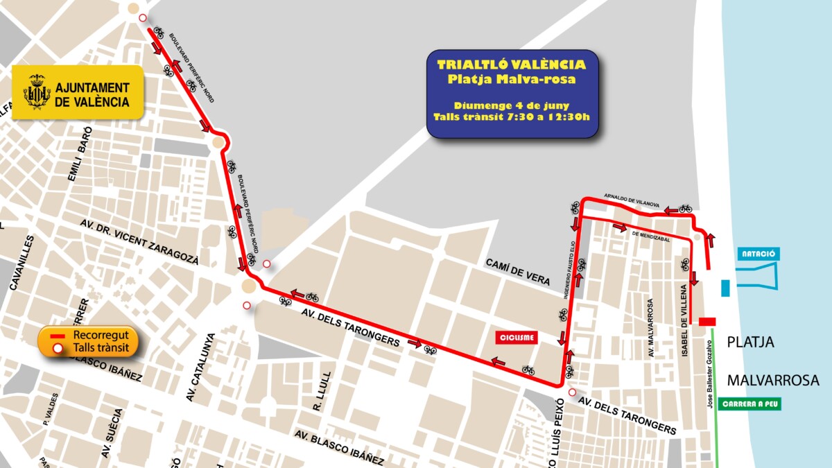 Triatló platja Malvarrosa 2023