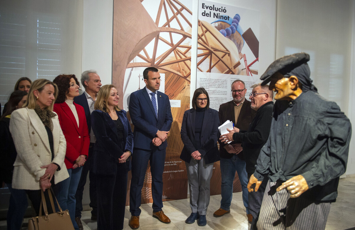 Exposición de ninots en la Diputació de València