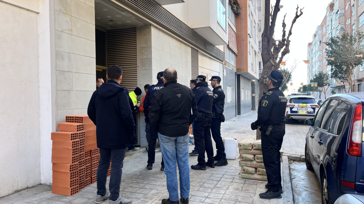 actuación edificio ocupado Manises salud pública El Carmen