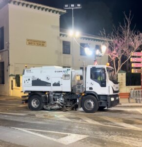 Dispositivo especial de limpieza de Fallas en Paterna