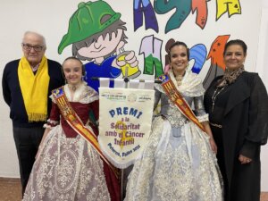 fallas de Paterna con Aspanion lazos dorados