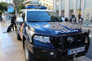 Coche patrulla de la Policía Nacional