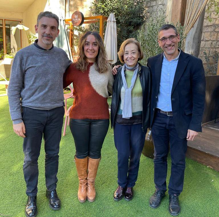 Gloria Tello amb el jurat dels Premis Iturbi