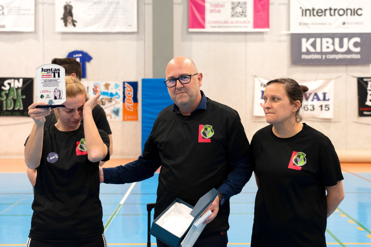 Homenaje Laia Justicia Handbol Benetússer