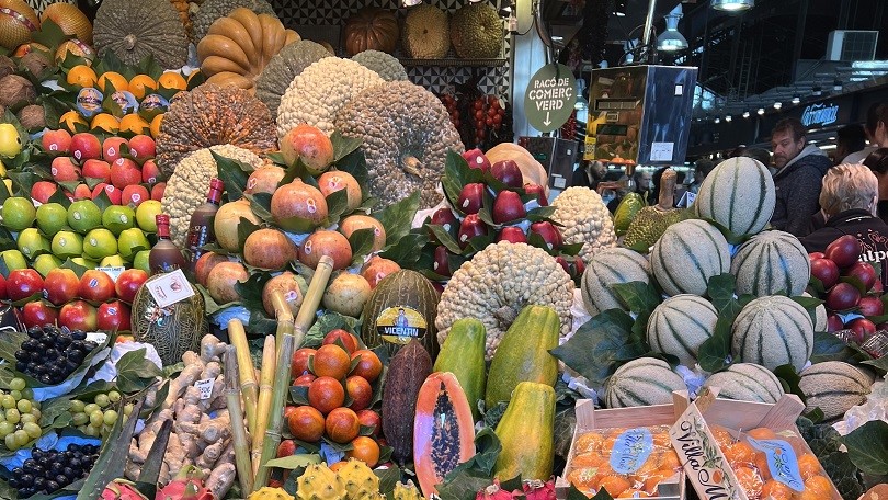 Mercat fruita camp horta
