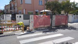 Reparaciones de aceras realizadas en la zona de La Canyada Paterna