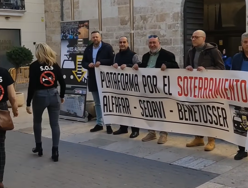 soterramiento vías Alfafar Benetússer Sedaví pleno Corts