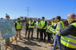 visita obras carretera Manises y Riba-roja