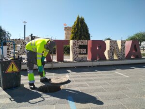 Campaña tratamiento en la red de alcantarillado de Paterna