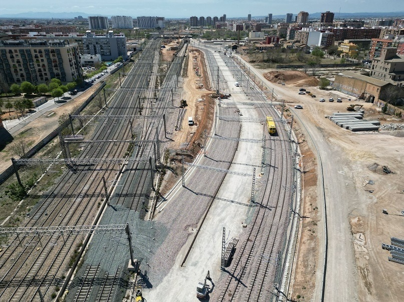 Avances en las obras del canal de acceso de Valencia