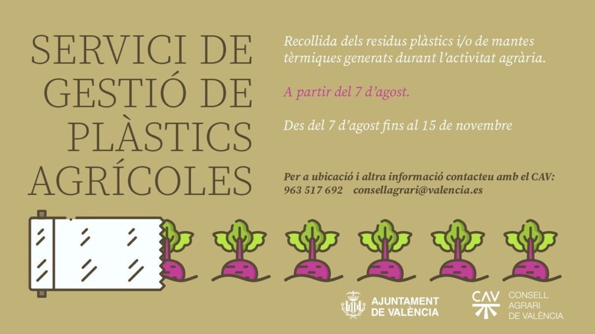 Cartell recollida plàstics 2023