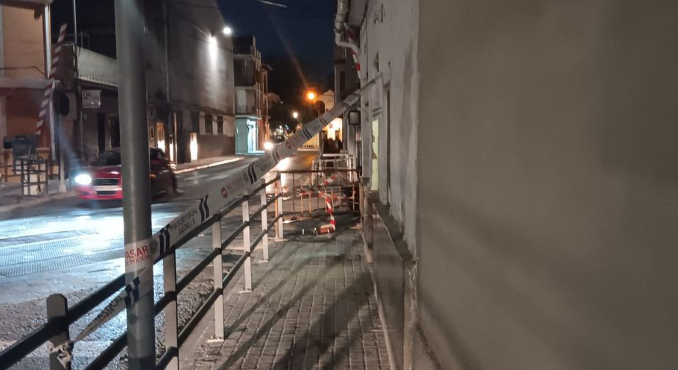 cordón policial seguridad Godella paso a nivel