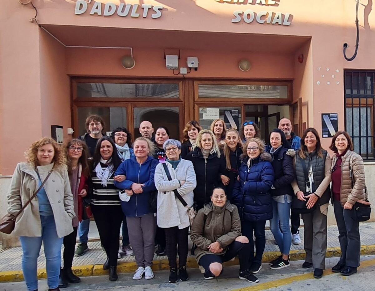 Integrants dels dos tallers d'ocupació d'Alcàsser