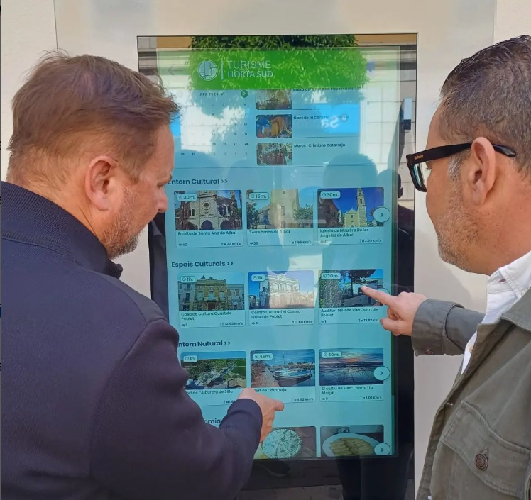panel interactivo turismo Silla Mancomunitat Horta Sud