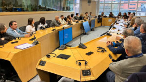 reunio ecologistes al Parlament Europeu
