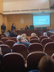 vecinos calle Chapa Catarroja obras reunión