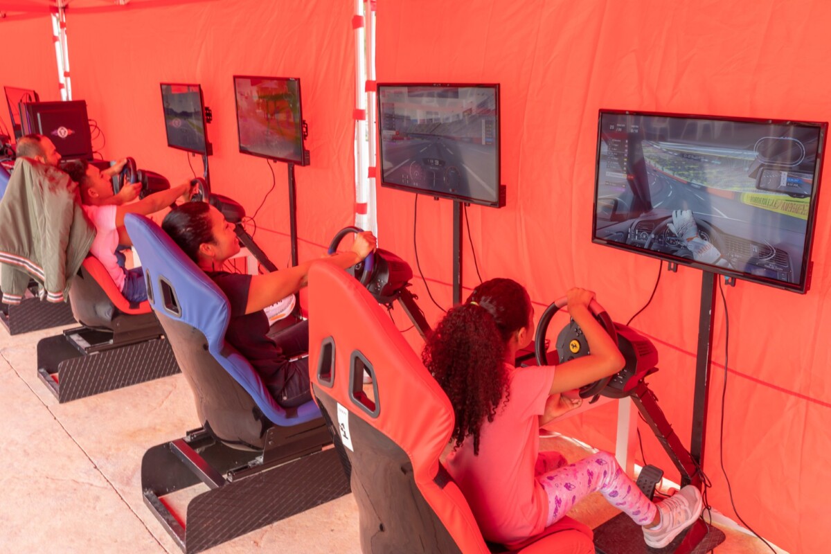 Zona de videojuegos de la Urban Fest Paterna