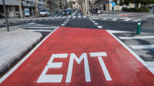 Carril Bus-Taxi en Valencia